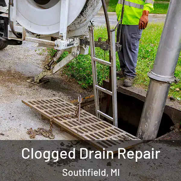  Clogged Drain Repair Southfield, MI