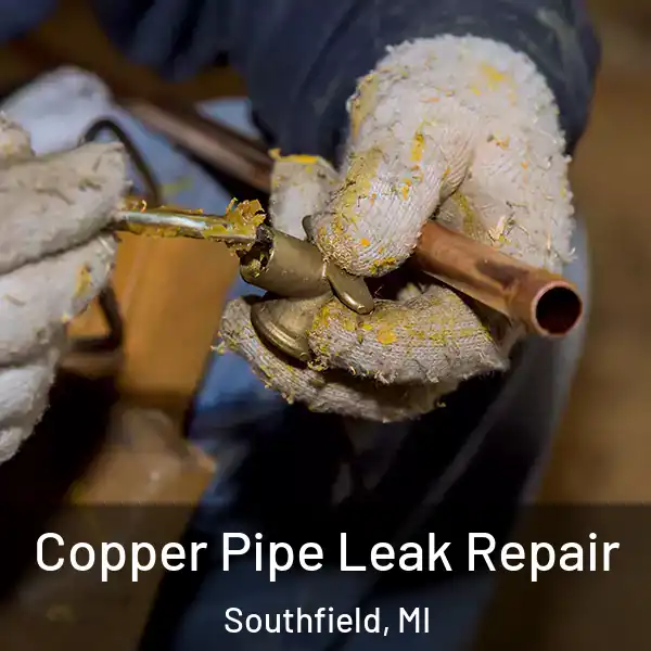  Copper Pipe Leak Repair Southfield, MI