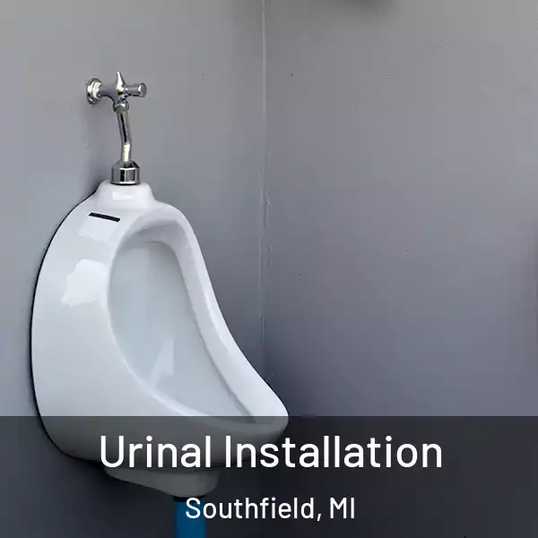  Urinal Installation Southfield, MI